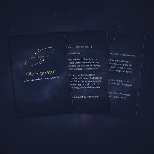 Die Signatur — Blick in die 21 Seiten des persönlichen PDFs